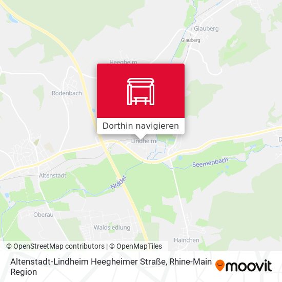 Altenstadt-Lindheim Heegheimer Straße Karte