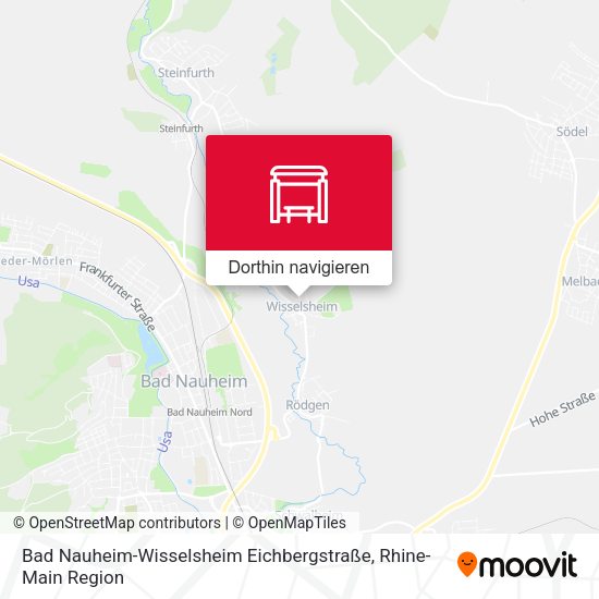 Bad Nauheim-Wisselsheim Eichbergstraße Karte