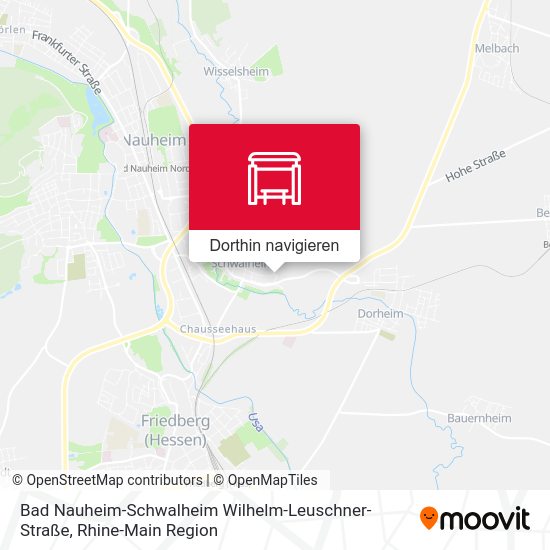 Bad Nauheim-Schwalheim Wilhelm-Leuschner-Straße Karte