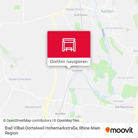 Bad Vilbel-Dortelweil Hohemarkstraße Karte