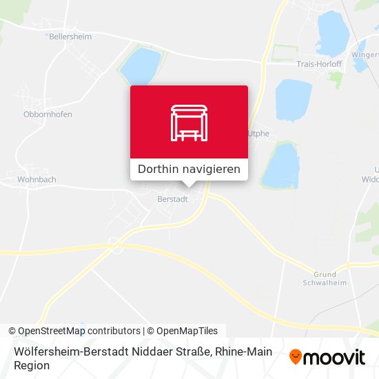 Wölfersheim-Berstadt Niddaer Straße Karte