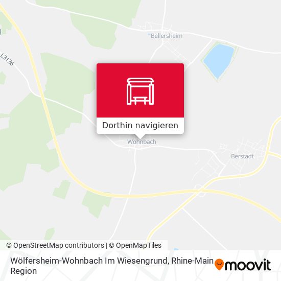 Wölfersheim-Wohnbach Im Wiesengrund Karte