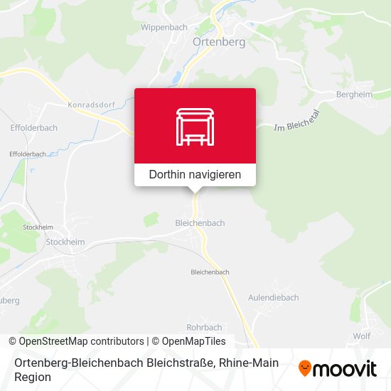 Ortenberg-Bleichenbach Bleichstraße Karte