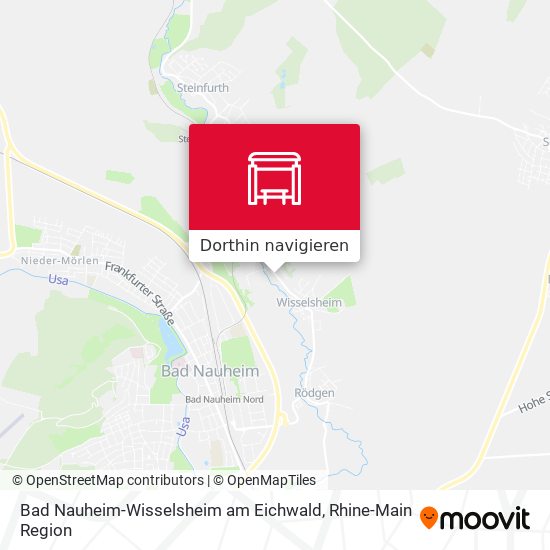 Bad Nauheim-Wisselsheim am Eichwald Karte