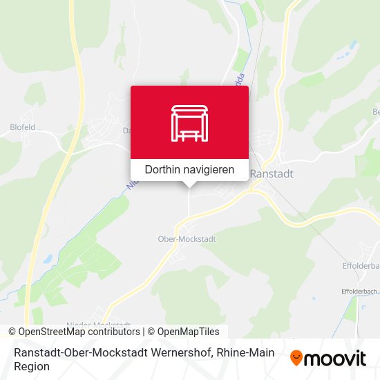 Ranstadt-Ober-Mockstadt Wernershof Karte