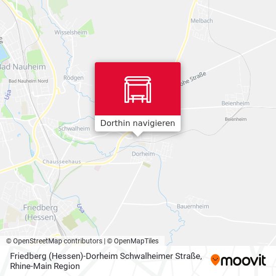 Friedberg (Hessen)-Dorheim Schwalheimer Straße Karte