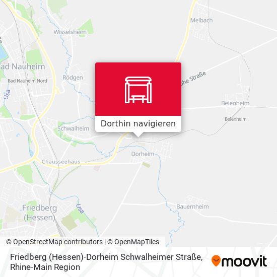 Friedberg (Hessen)-Dorheim Schwalheimer Straße Karte