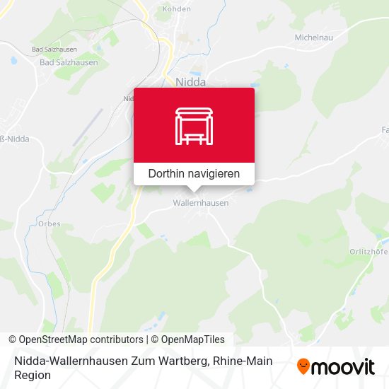 Nidda-Wallernhausen Zum Wartberg Karte