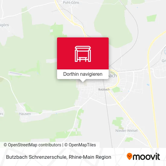 Butzbach Schrenzerschule Karte