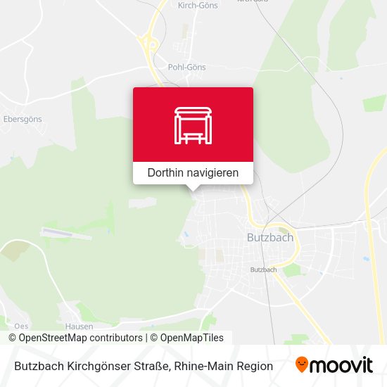 Butzbach Kirchgönser Straße Karte
