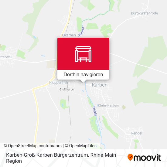 Karben-Groß-Karben Bürgerzentrum Karte
