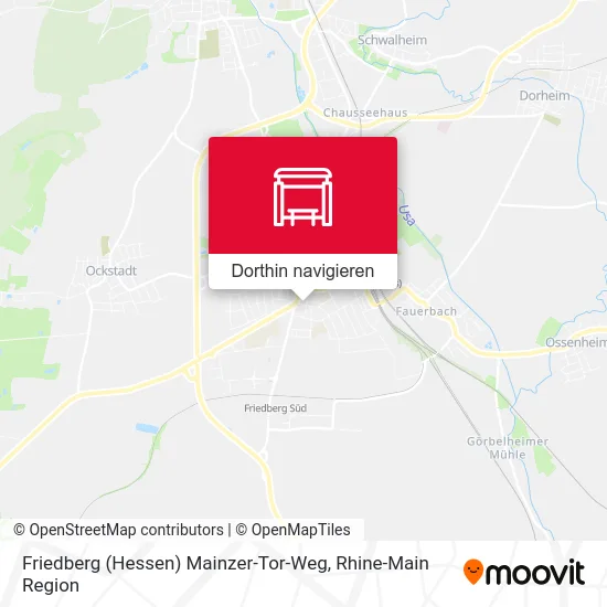 Friedberg (Hessen) Mainzer-Tor-Weg Karte