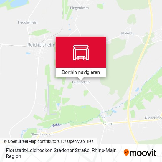 Florstadt-Leidhecken Stadener Straße Karte