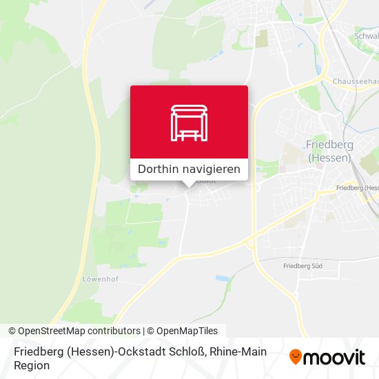 Friedberg (Hessen)-Ockstadt Schloß Karte