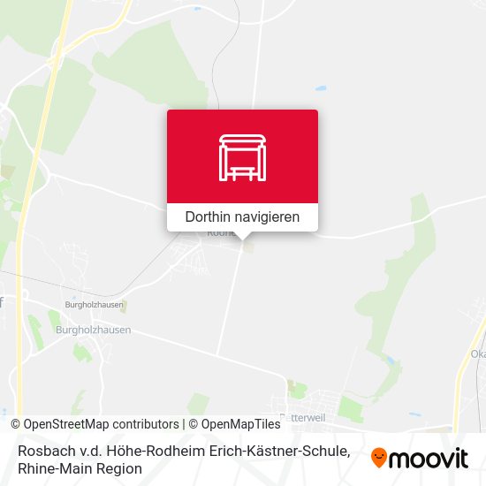 Rosbach v.d. Höhe-Rodheim Erich-Kästner-Schule Karte