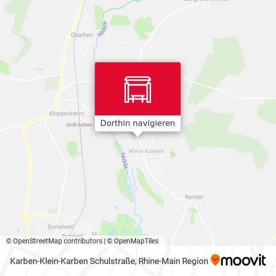 Karben-Klein-Karben Schulstraße Karte