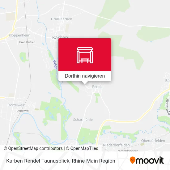 Karben-Rendel Taunusblick Karte