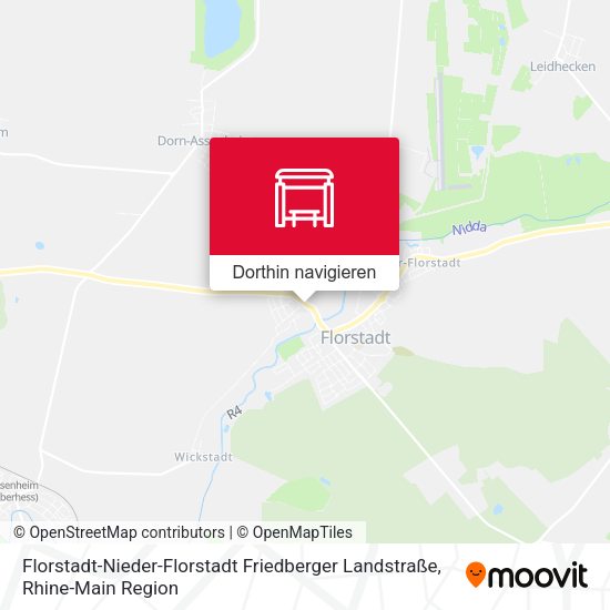 Florstadt-Nieder-Florstadt Friedberger Landstraße Karte