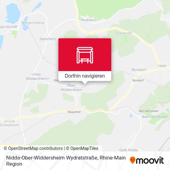 Nidda-Ober-Widdersheim Wydratstraße Karte