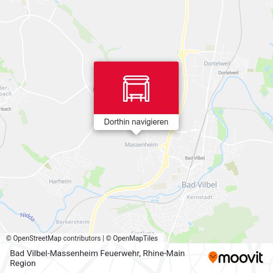 Bad Vilbel-Massenheim Feuerwehr Karte