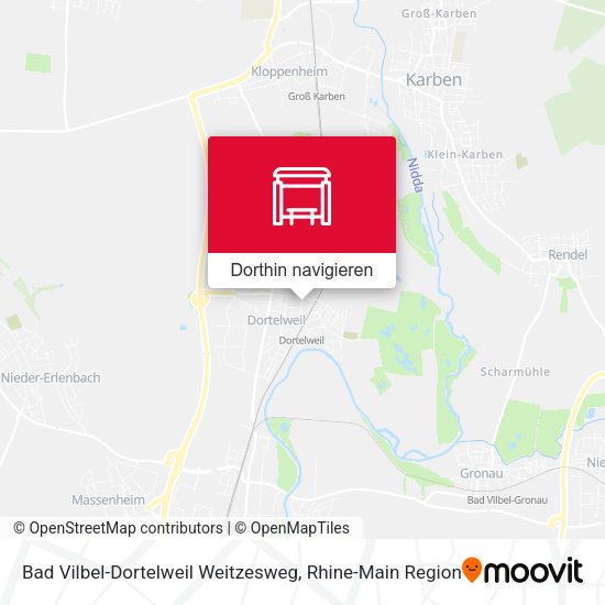 Bad Vilbel-Dortelweil Weitzesweg Karte