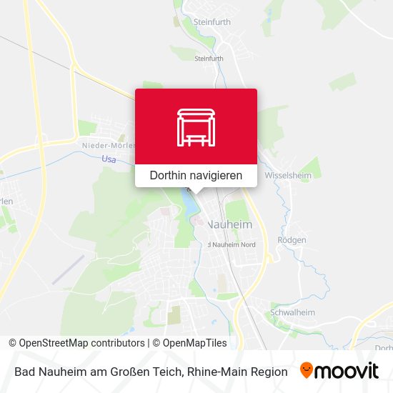 Bad Nauheim am Großen Teich Karte