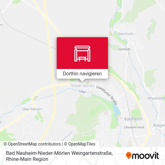 Bad Nauheim-Nieder-Mörlen Weingartenstraße Karte