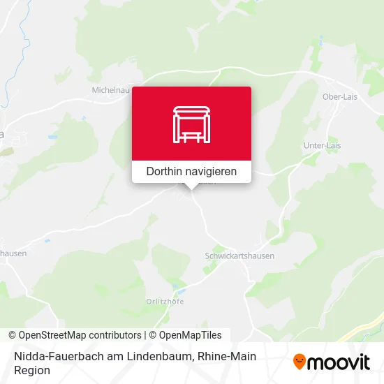 Nidda-Fauerbach am Lindenbaum Karte