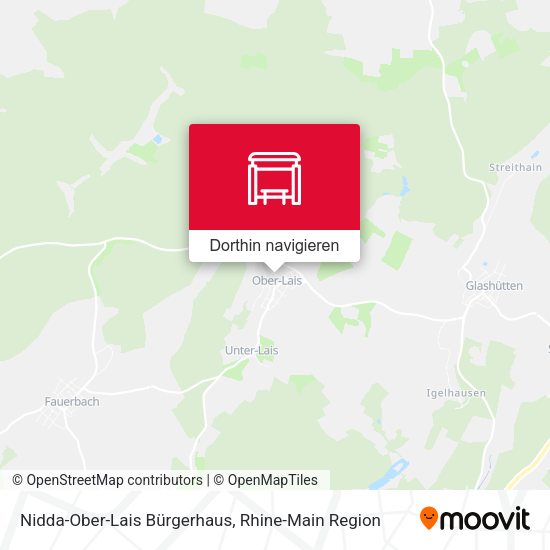 Nidda-Ober-Lais Bürgerhaus Karte