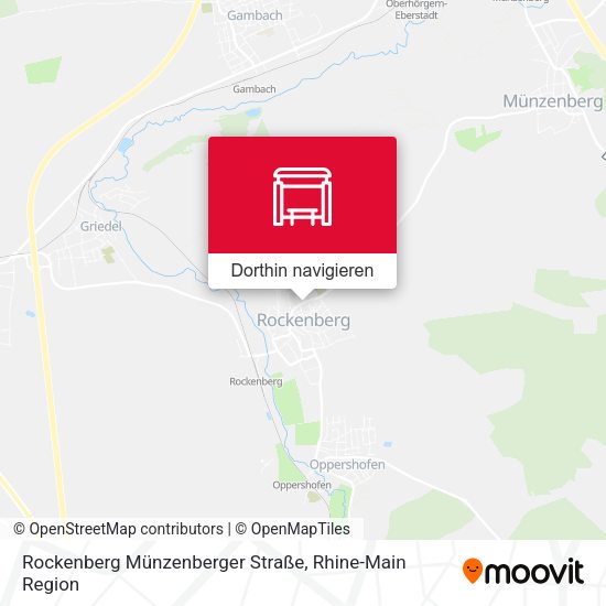 Rockenberg Münzenberger Straße Karte