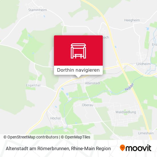 Altenstadt am Römerbrunnen Karte