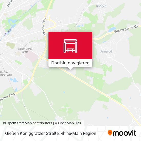 Gießen Königgrätzer Straße Karte