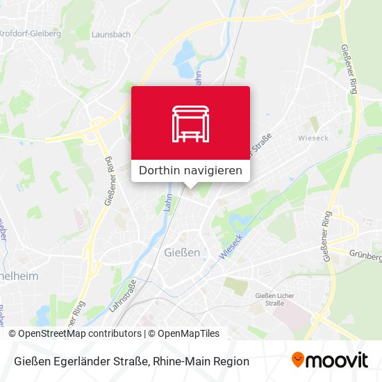 Gießen Egerländer Straße Karte