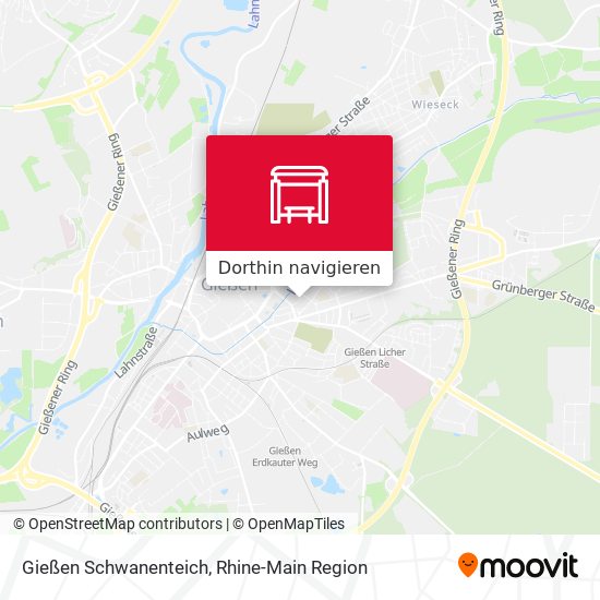 Gießen Schwanenteich Karte