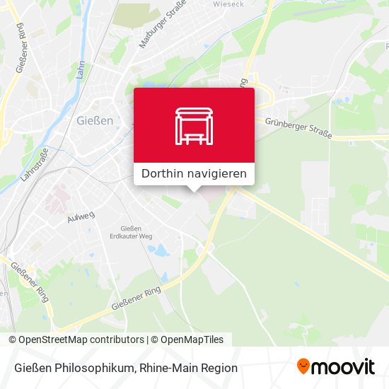 Gießen Philosophikum Karte