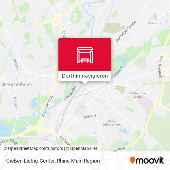 Gießen Liebig-Center Karte