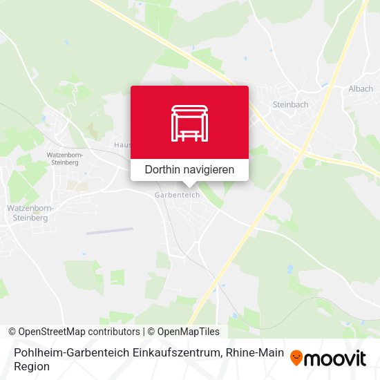 Pohlheim-Garbenteich Einkaufszentrum Karte