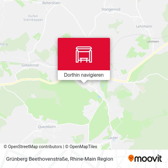 Grünberg Beethovenstraße Karte