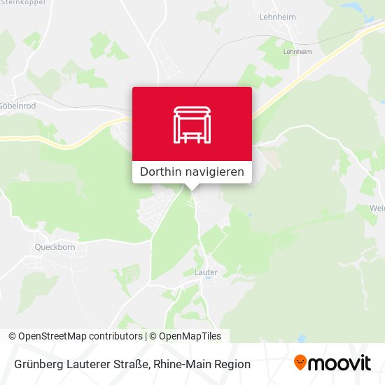 Grünberg Lauterer Straße Karte