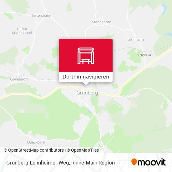 Grünberg Lehnheimer Weg Karte