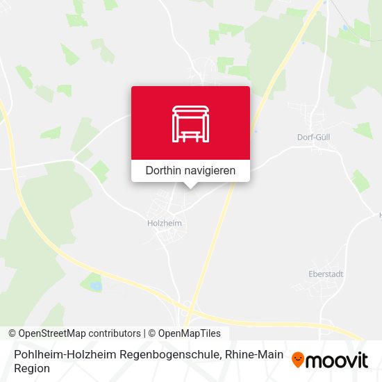 Pohlheim-Holzheim Regenbogenschule Karte