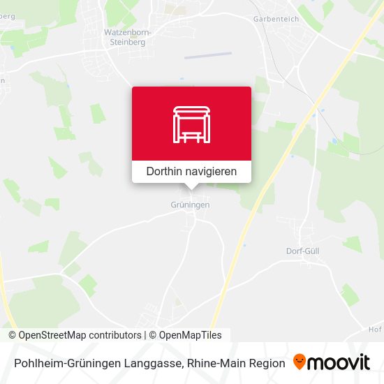 Pohlheim-Grüningen Langgasse Karte