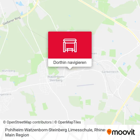 Pohlheim-Watzenborn-Steinberg Limesschule Karte