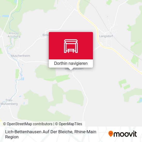 Lich-Bettenhausen Auf Der Bleiche Karte