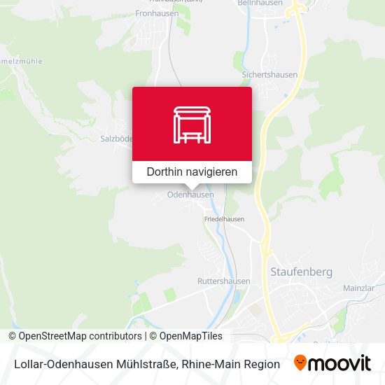Lollar-Odenhausen Mühlstraße Karte