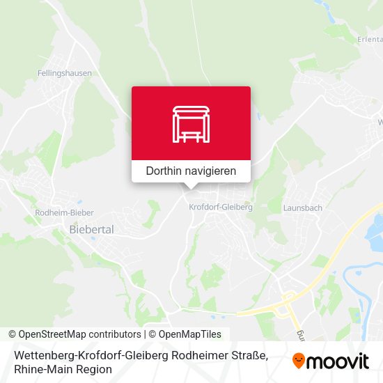 Wettenberg-Krofdorf-Gleiberg Rodheimer Straße Karte