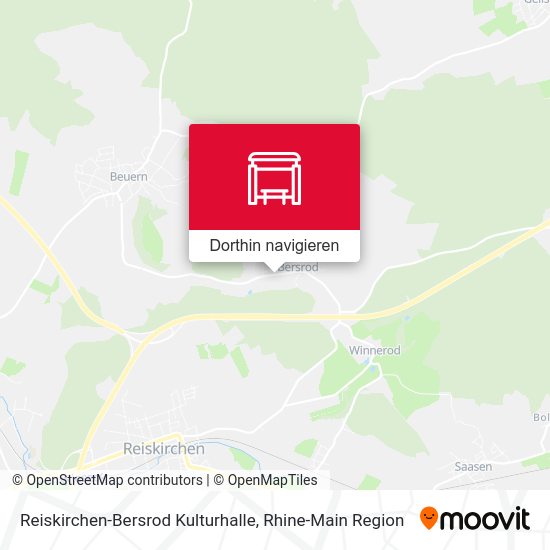 Reiskirchen-Bersrod Kulturhalle Karte