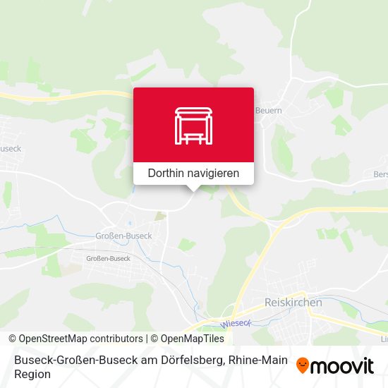 Buseck-Großen-Buseck am Dörfelsberg Karte