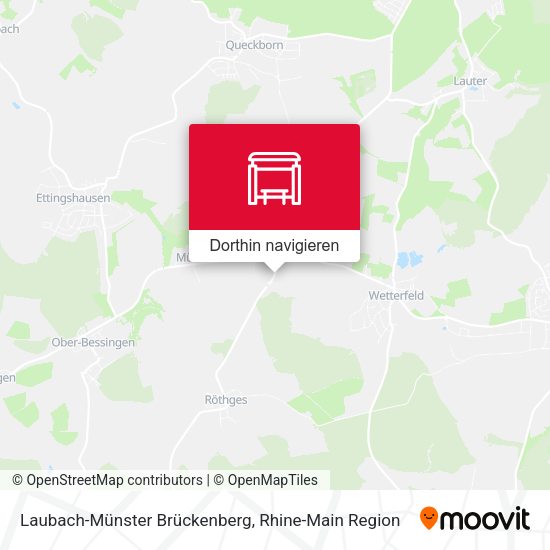Laubach-Münster Brückenberg Karte