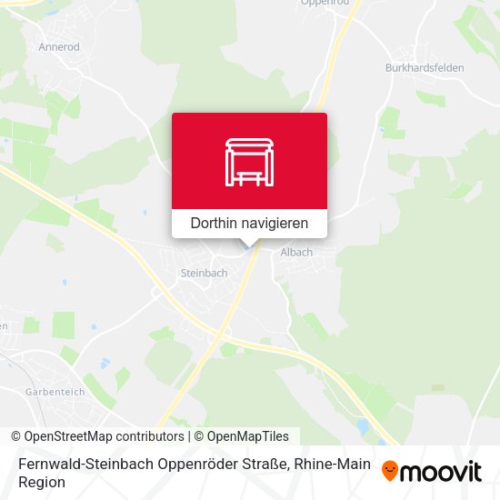 Fernwald-Steinbach Oppenröder Straße Karte